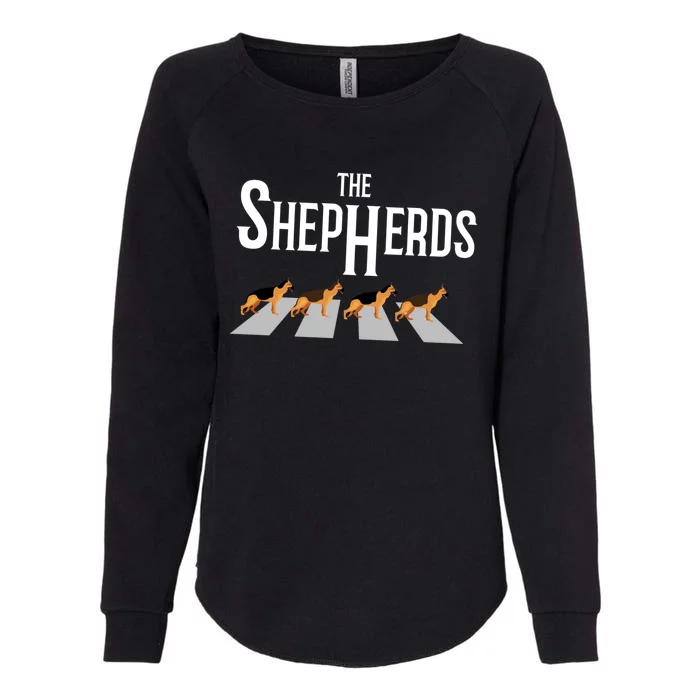 The Shepherds For Ger Shepherd Dog Owners Gift Womens California Wash Sweatshirt