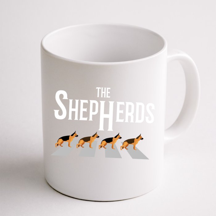 The Shepherds For Ger Shepherd Dog Owners Gift Front & Back Coffee Mug