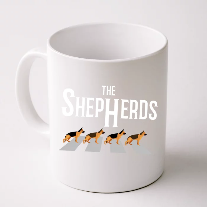 The Shepherds For Ger Shepherd Dog Owners Gift Front & Back Coffee Mug