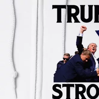 Trump Strong Fist Hand Us Vote Trump 2024 Survives Rally Full Zip Hoodie