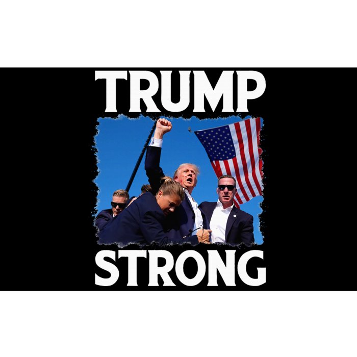 Trump Strong Fist Hand Us Vote Trump 2024 Survives Rally Bumper Sticker