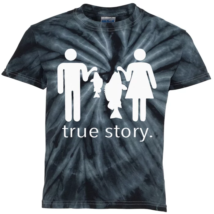 True Story Fishing Kids Tie-Dye T-Shirt