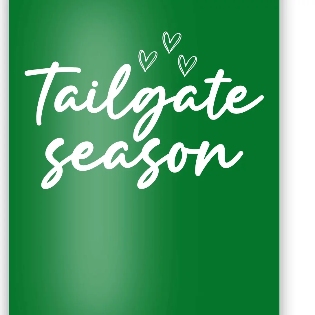 Tailgate Season Football Graphic Poster