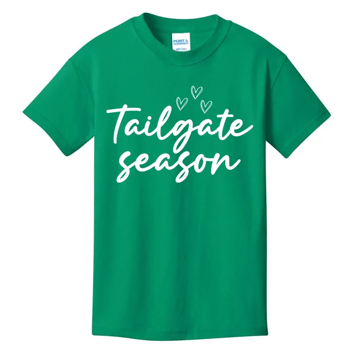 Tailgate Season Football Graphic Kids T-Shirt