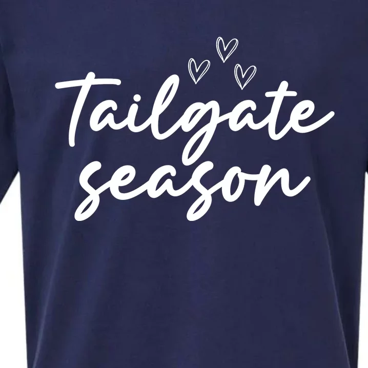 Tailgate Season Football Graphic Sueded Cloud Jersey T-Shirt