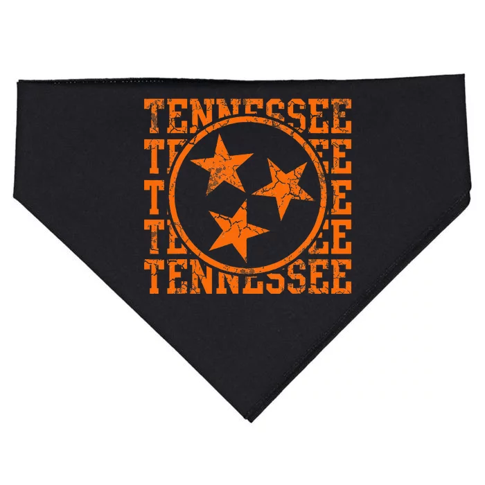 Tennessee State Flag Home Family USA-Made Doggie Bandana