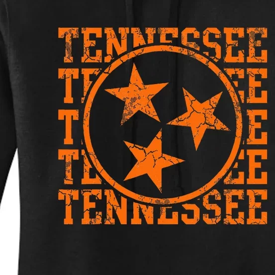 Tennessee State Flag Home Family Women's Pullover Hoodie