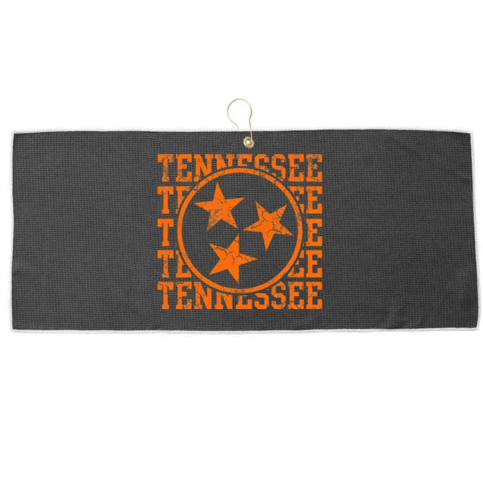 Tennessee State Flag Home Family Large Microfiber Waffle Golf Towel