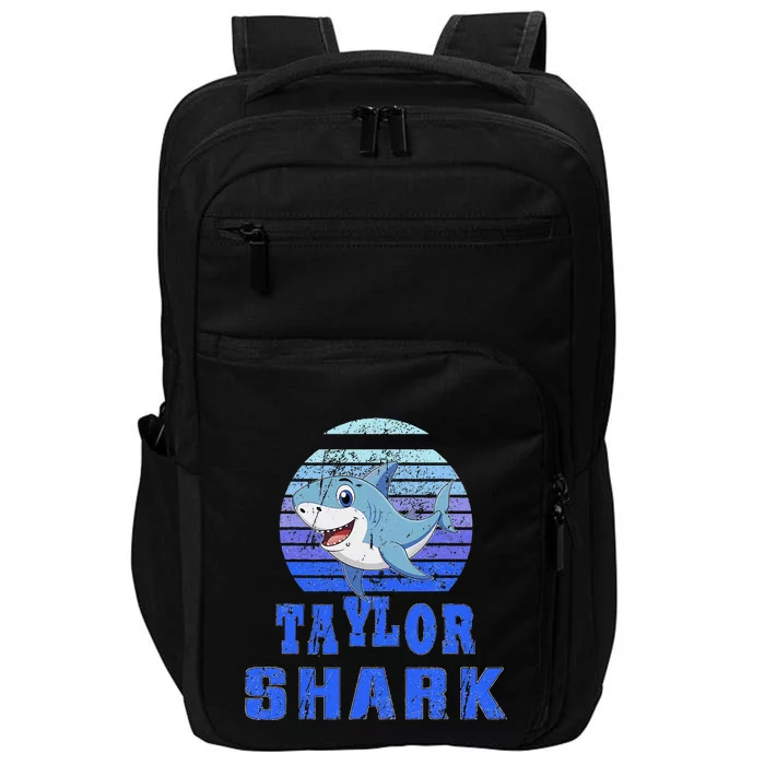 Taylor Shark Family Reunion Squad First Last Name Impact Tech Backpack