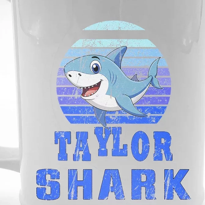 Taylor Shark Family Reunion Squad First Last Name Front & Back Beer Stein