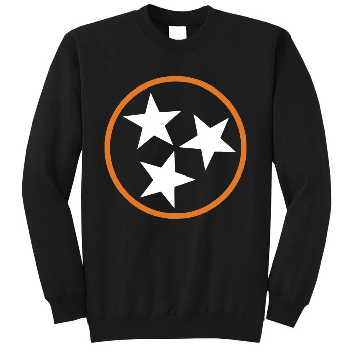 Tennessee Stars Flag Three Star Tristar Stately Sweatshirt