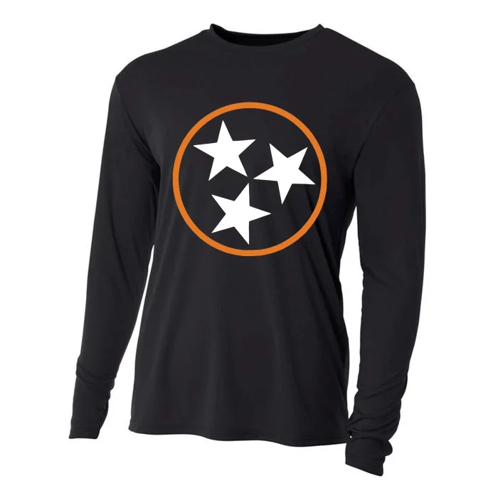 Tennessee Stars Flag Three Star Tristar Stately Cooling Performance Long Sleeve Crew