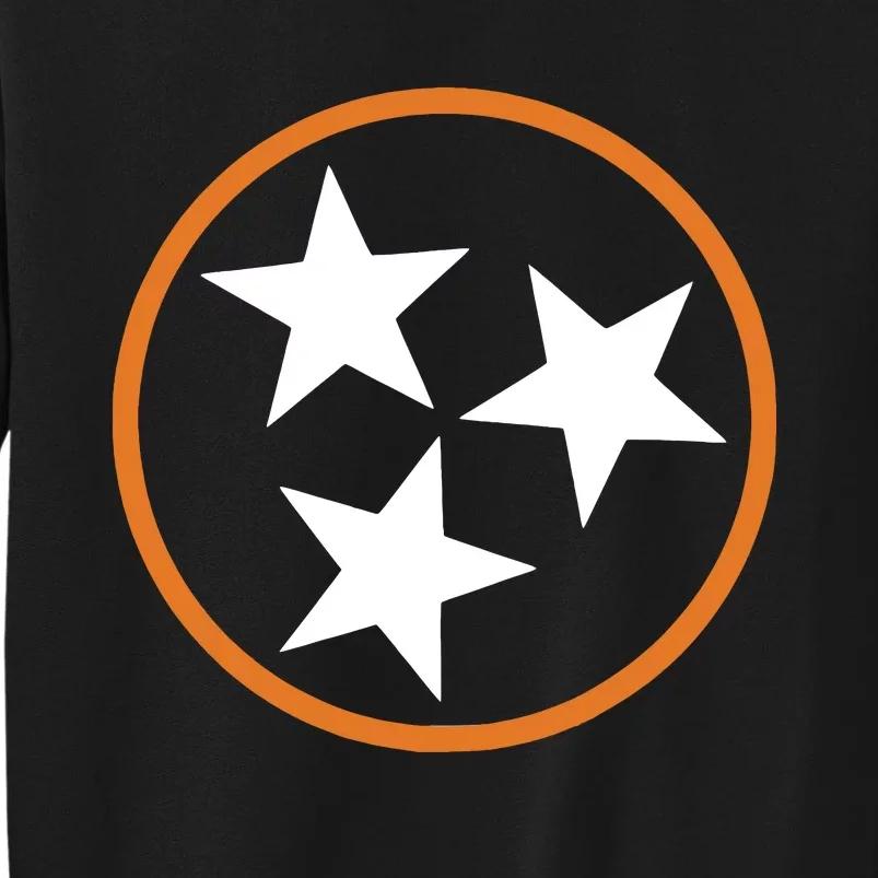 Tennessee Stars Flag Three Star Tristar Stately Tall Sweatshirt