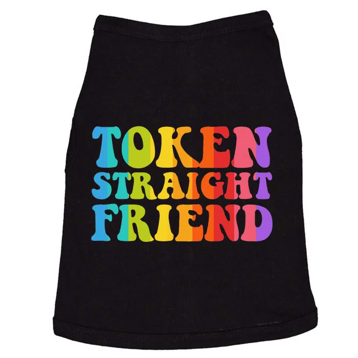 Token Straight Friend - Rainbow Colors Doggie Tank