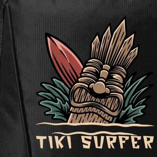 Tiki Surfer Fun In The Sun Hawaii Beach Party Great Family Meaningful Gift City Backpack