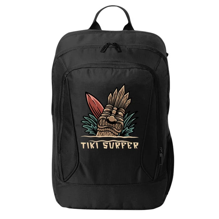 Tiki Surfer Fun In The Sun Hawaii Beach Party Great Family Meaningful Gift City Backpack