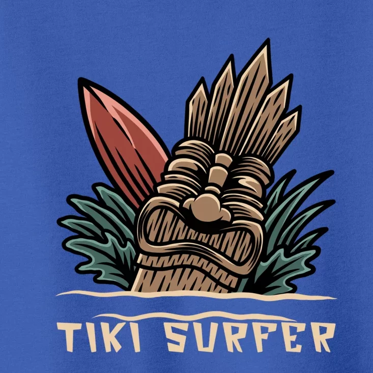 Tiki Surfer Fun In The Sun Hawaii Beach Party Great Family Meaningful Gift Toddler T-Shirt