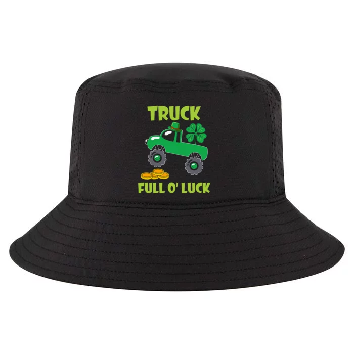 Truck Shamrock Full Oluck Patricks Day Cool Comfort Performance Bucket Hat