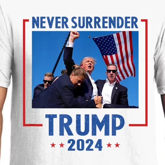 Trump Speech Fist In The Air Pennsylvania Trump 2024 Pajama Set