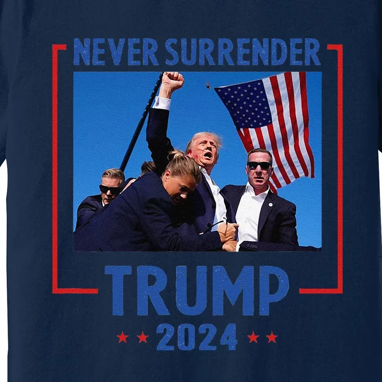 Trump Speech Fist In The Air Pennsylvania Trump 2024 Premium T-Shirt