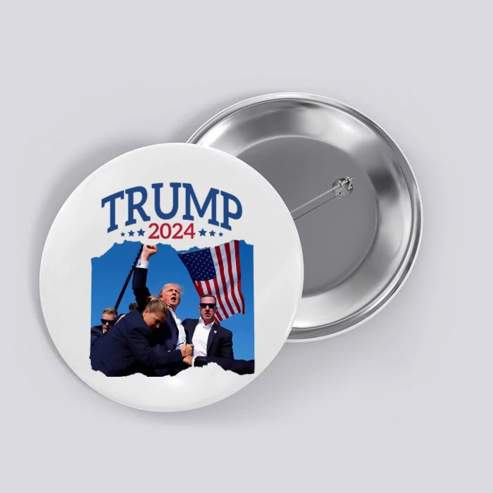 Trump Short Fist Pumped 2024 Pray For Trump NeverS Give Up Button