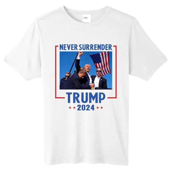 Trump Speech Fist In The Air Pennsylvania Trump 2024 ChromaSoft Performance T-Shirt