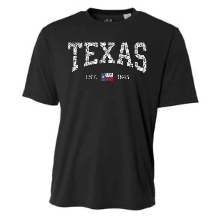 Texas State Flag Cooling Performance Crew T-Shirt