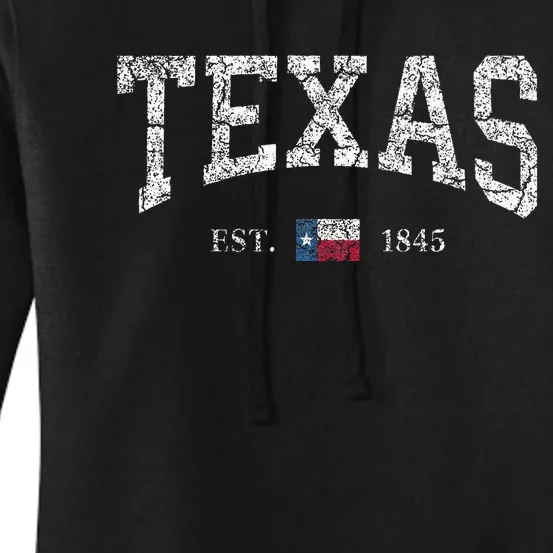 Texas State Flag Women's Pullover Hoodie