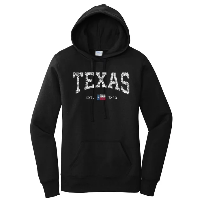 Texas State Flag Women's Pullover Hoodie