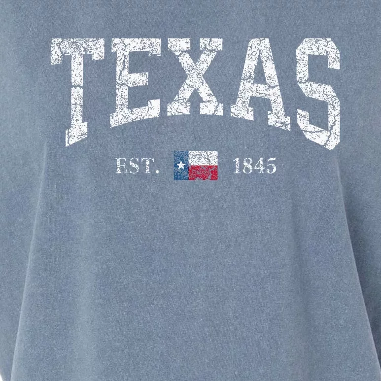 Texas State Flag Garment-Dyed Women's Muscle Tee