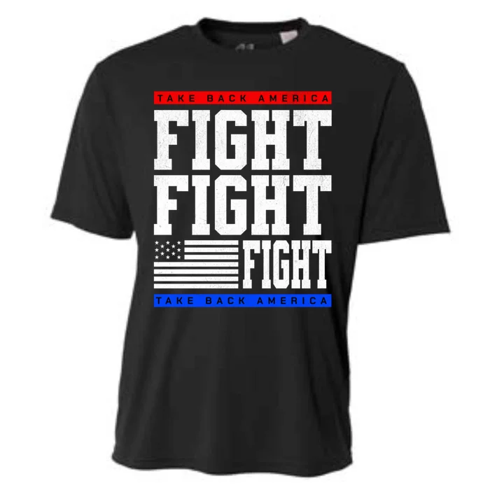 Trump Supporter Fight Merica Take It Back Election 2024 Gift Cooling Performance Crew T-Shirt