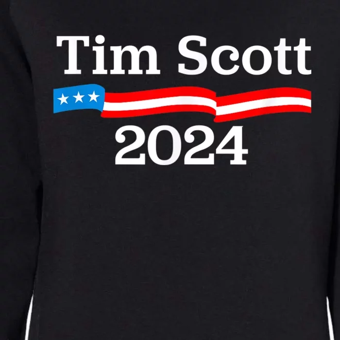 Tim Scott For President 2024 Election Womens California Wash Sweatshirt