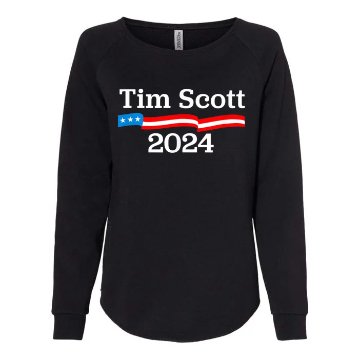 Tim Scott For President 2024 Election Womens California Wash Sweatshirt