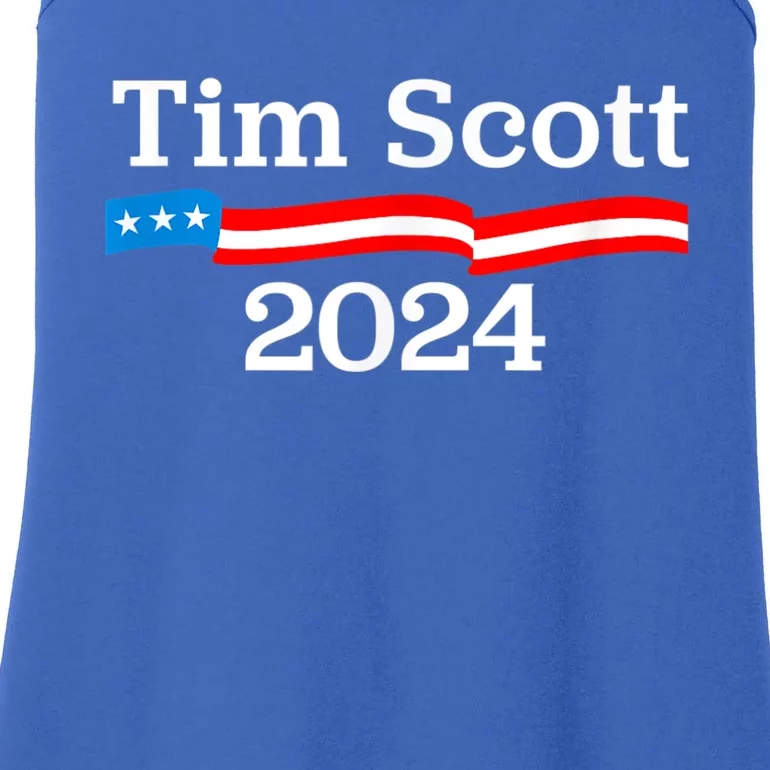 Tim Scott For President 2024 Election Ladies Essential Tank