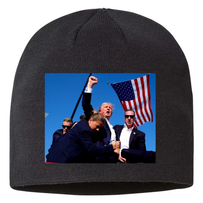 Trump Shot Fist Pump 8 1/2in Sustainable Knit Beanie