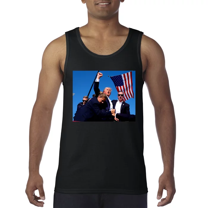 Trump Shot Fist Pump Tank Top