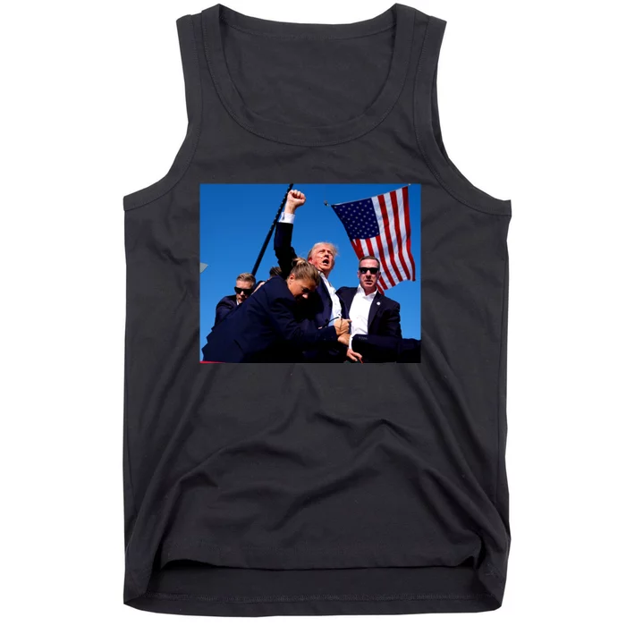 Trump Shot Fist Pump Tank Top