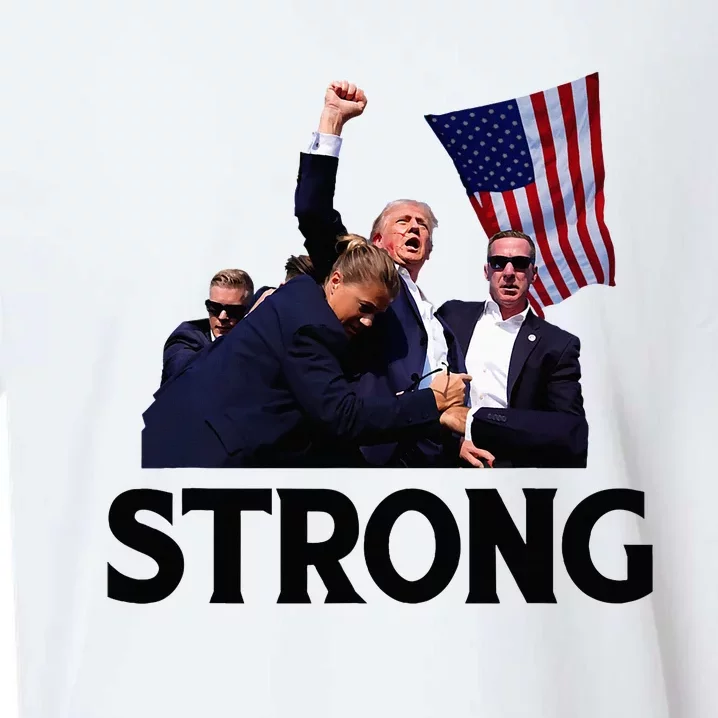 Trump Strong Fist Hand Us Vote Trump 2024 Survives Rally Sueded Cloud Jersey T-Shirt