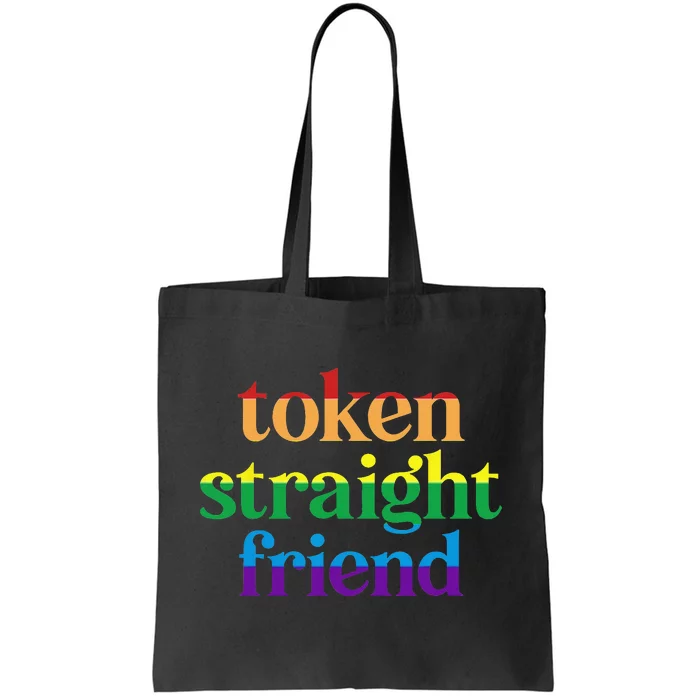 Token Straight Friend Tote Bag