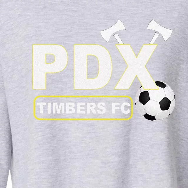 Timbers Soccer Fc Cropped Pullover Crew