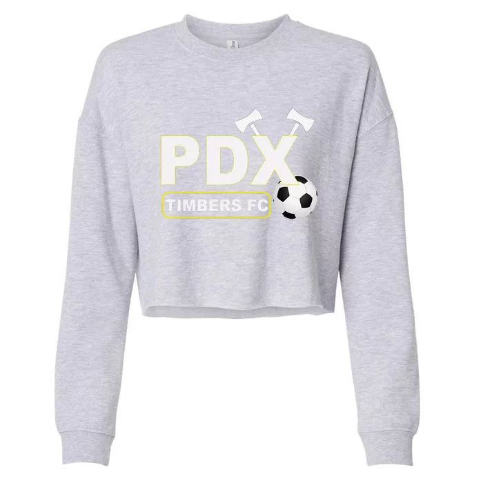 Timbers Soccer Fc Cropped Pullover Crew