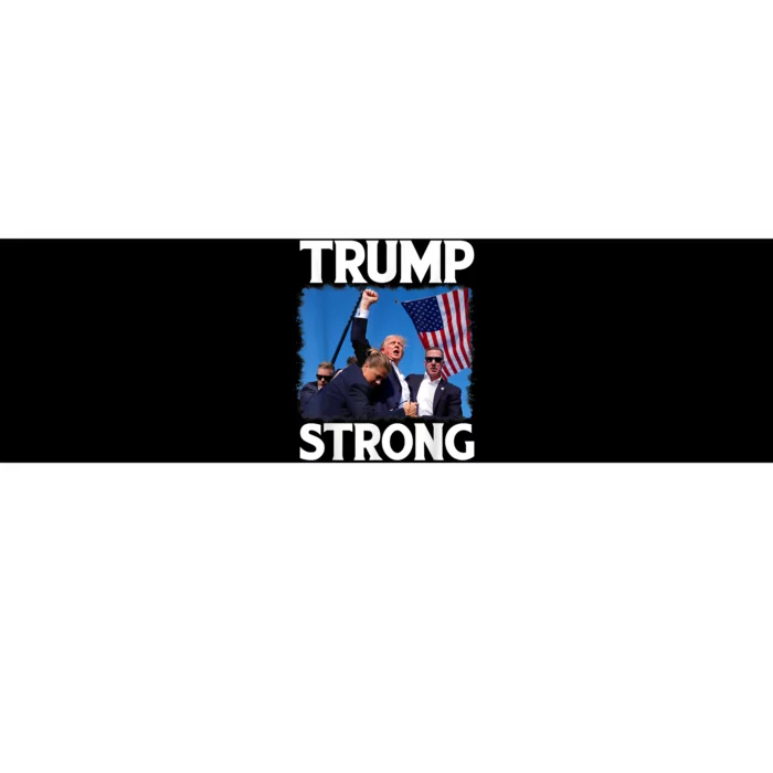 Trump Strong Fist Hand Us Vote Trump 2024 Survives Rally Bumper Sticker