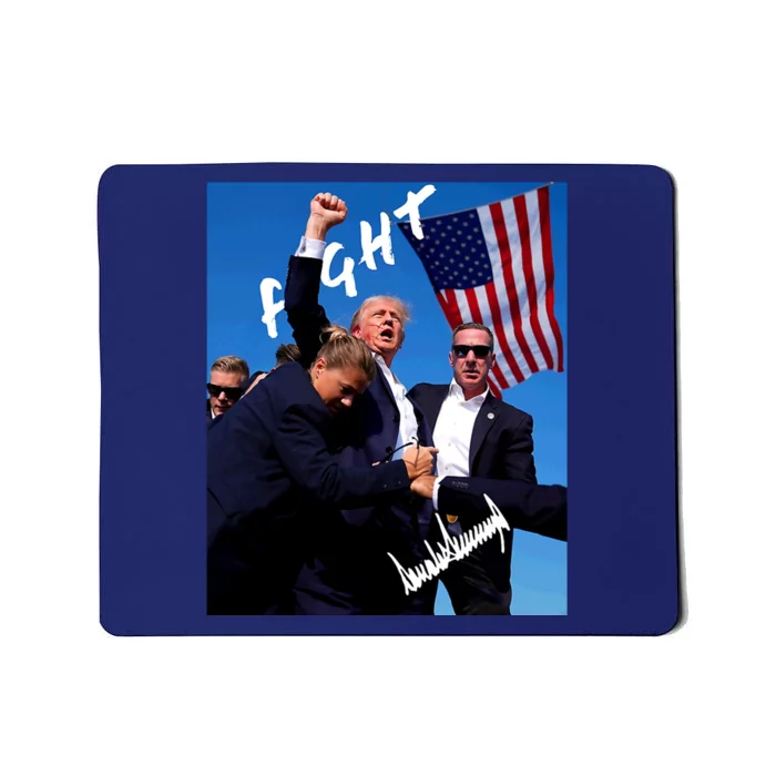 Trump Signature Fight Usa Mousepad