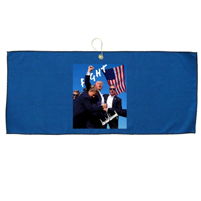 Trump Signature Fight Usa Large Microfiber Waffle Golf Towel