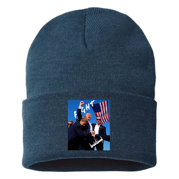 Trump Signature Fight Usa Sustainable Knit Beanie