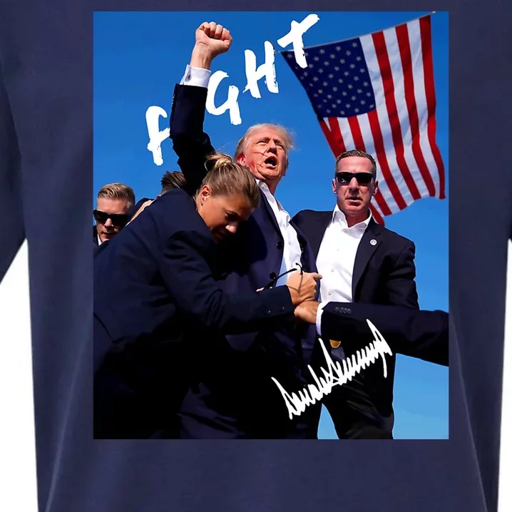 Trump Signature Fight Usa Sueded Cloud Jersey T-Shirt