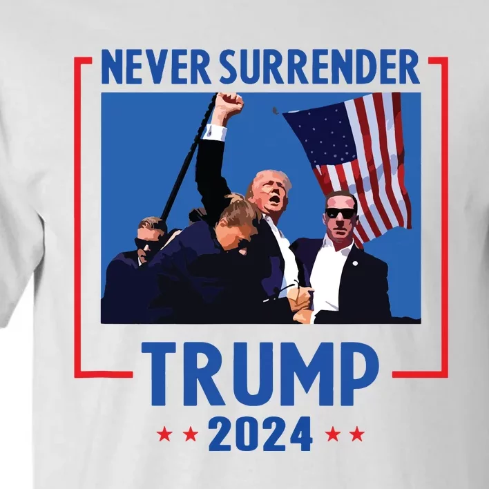 Trump Speech Fist In The Air Pennsylvania Trump 2024 Tall T-Shirt