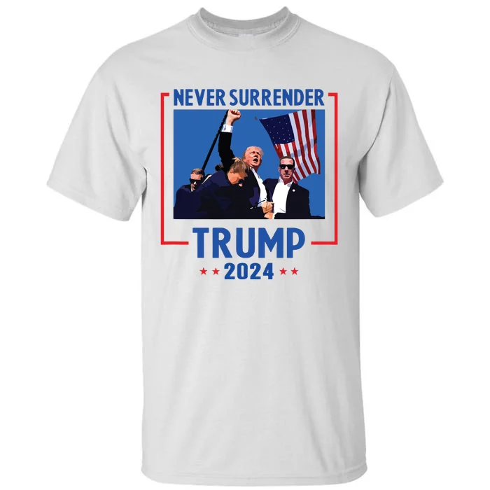 Trump Speech Fist In The Air Pennsylvania Trump 2024 Tall T-Shirt