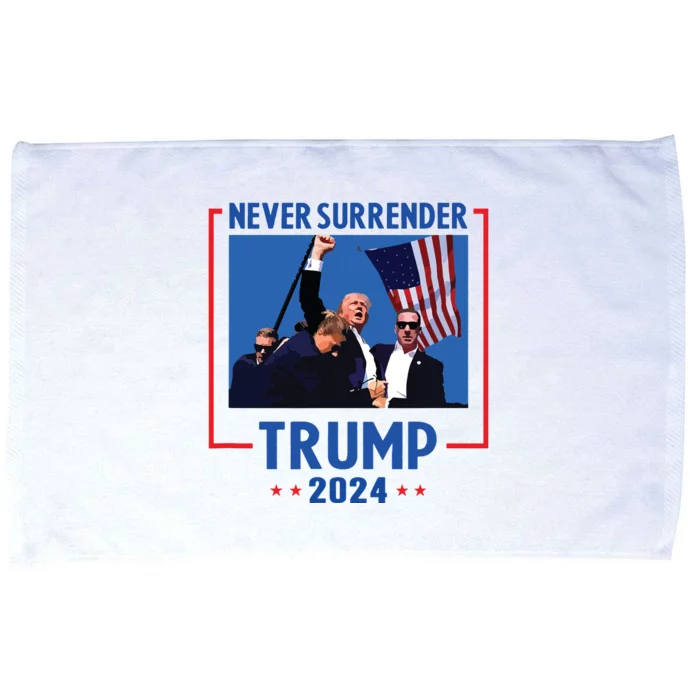 Trump Speech Fist In The Air Pennsylvania Trump 2024 Microfiber Hand Towel