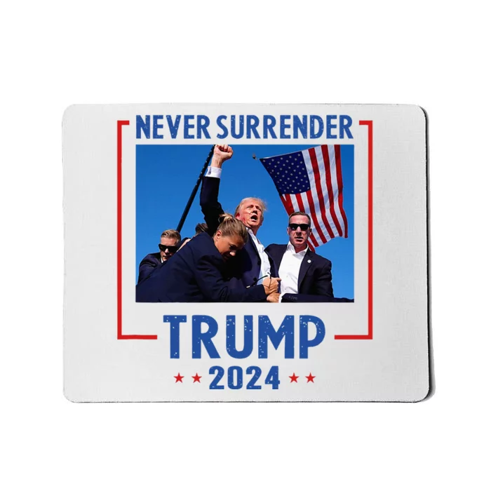 Trump Speech Fist In The Air Pennsylvania Trump 2024 Mousepad